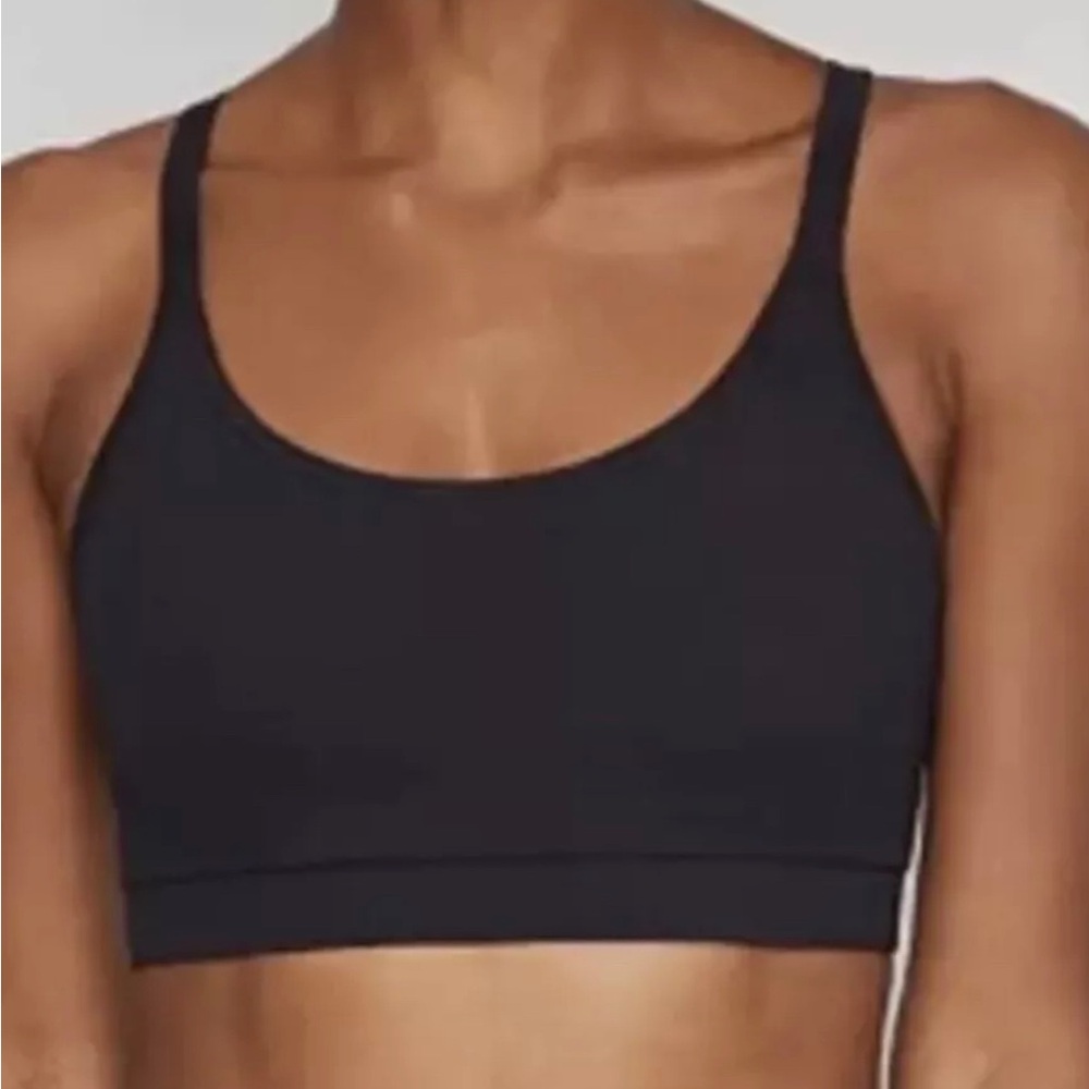 Bundle of  2 FourLaps Vitality Sports Bra Black Size Medium Cross-back A…